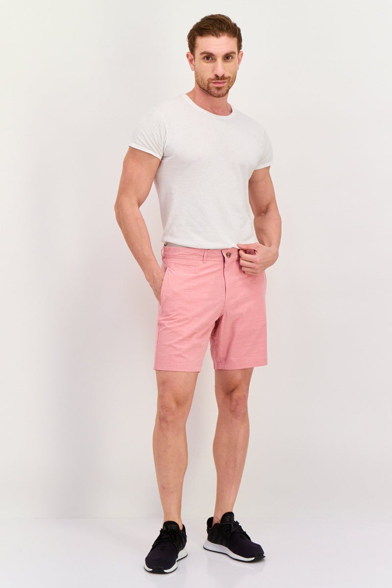 Tailorbyrd Men Performance Fit Outdoor Shorts, Heather Red - Image 3